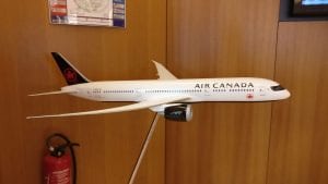Air Canada Lounge Paris CDG Plane Model