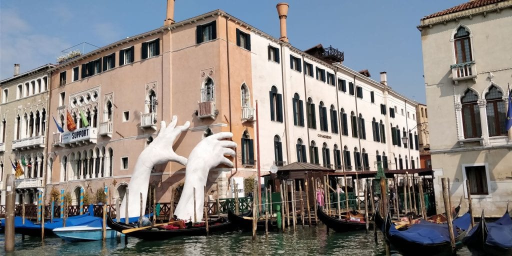Ca Sagredo Venedig Hotel Außenansicht Kanal