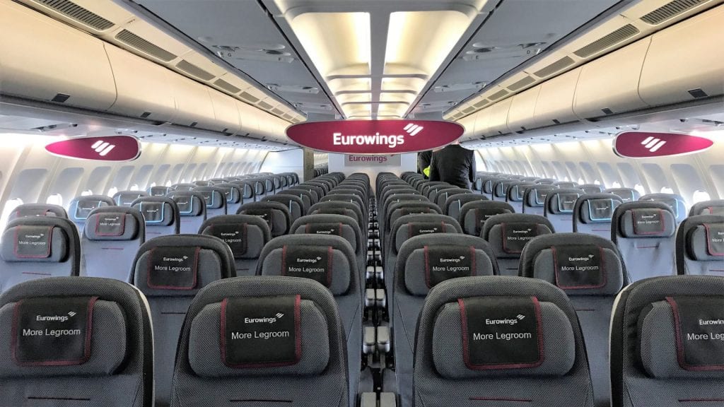 Eurowings A340 Economy Kabine (2)