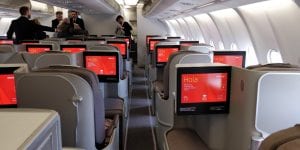 Iberia Business Class Airbus A330 Kabine