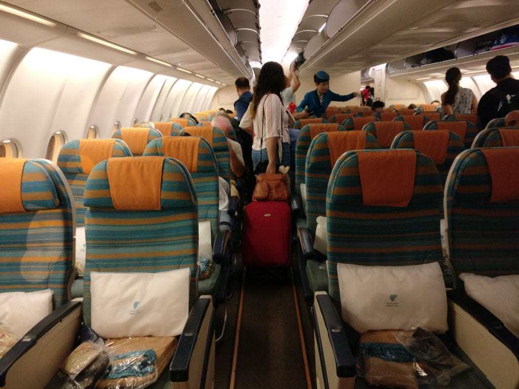 Oman Air Economy Class Airbus A330 Seating 4
