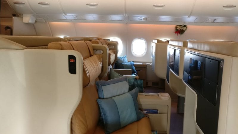 Review Singapore Airlines Business Class Airbus A380
