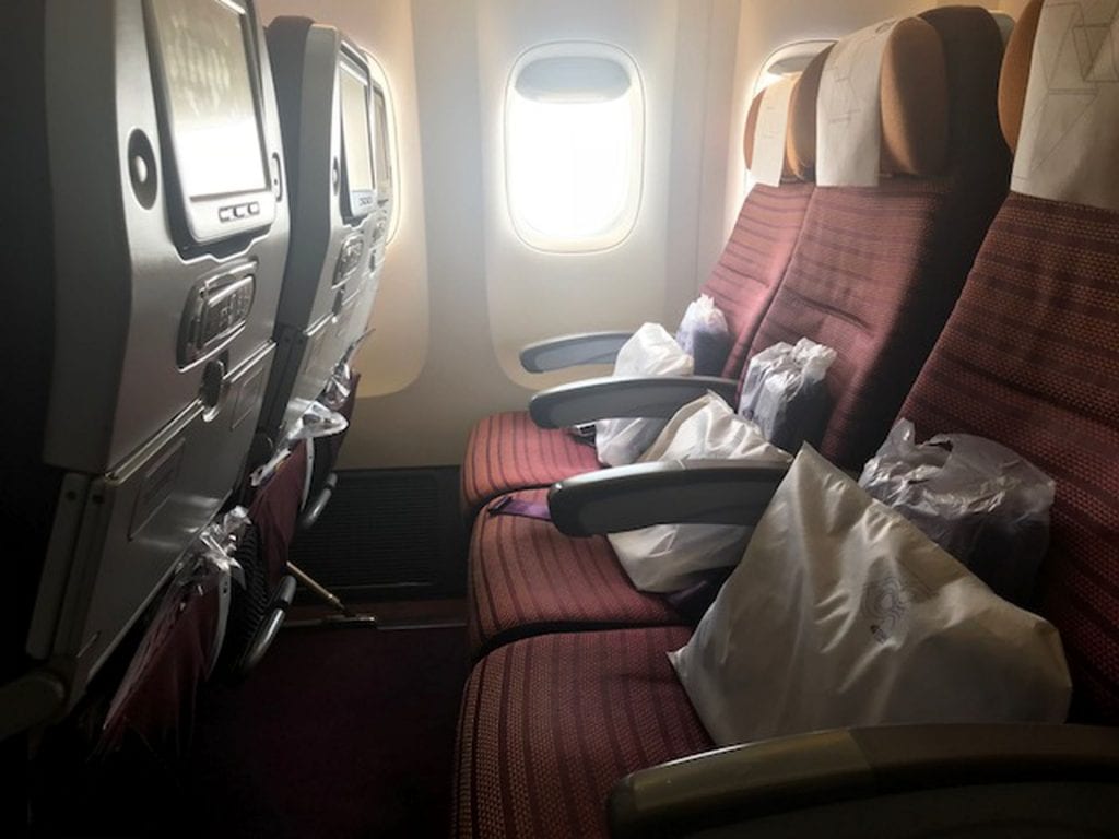 Thai Airways Economy Class Langstrecke Sitz 3