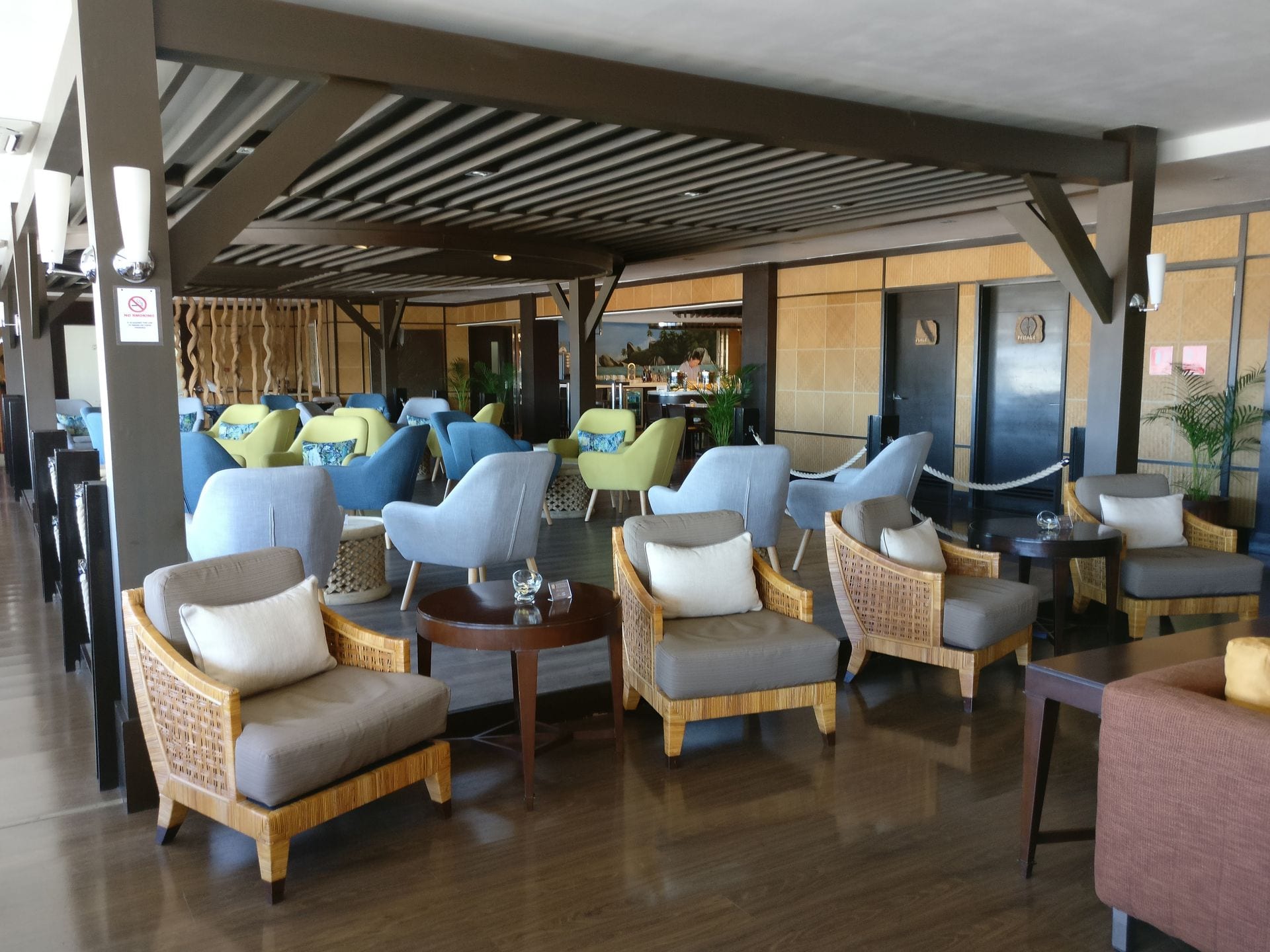 Air Seychelles Lounge Mahe Seating