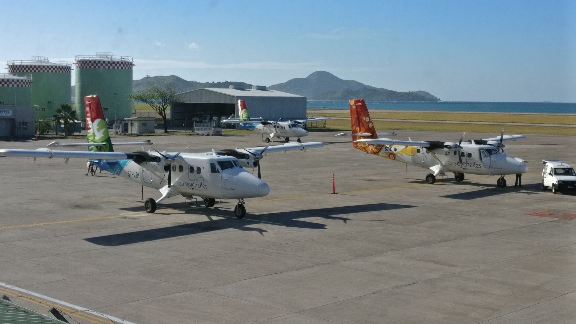 Air Seychelles Lounge Mahe View 2