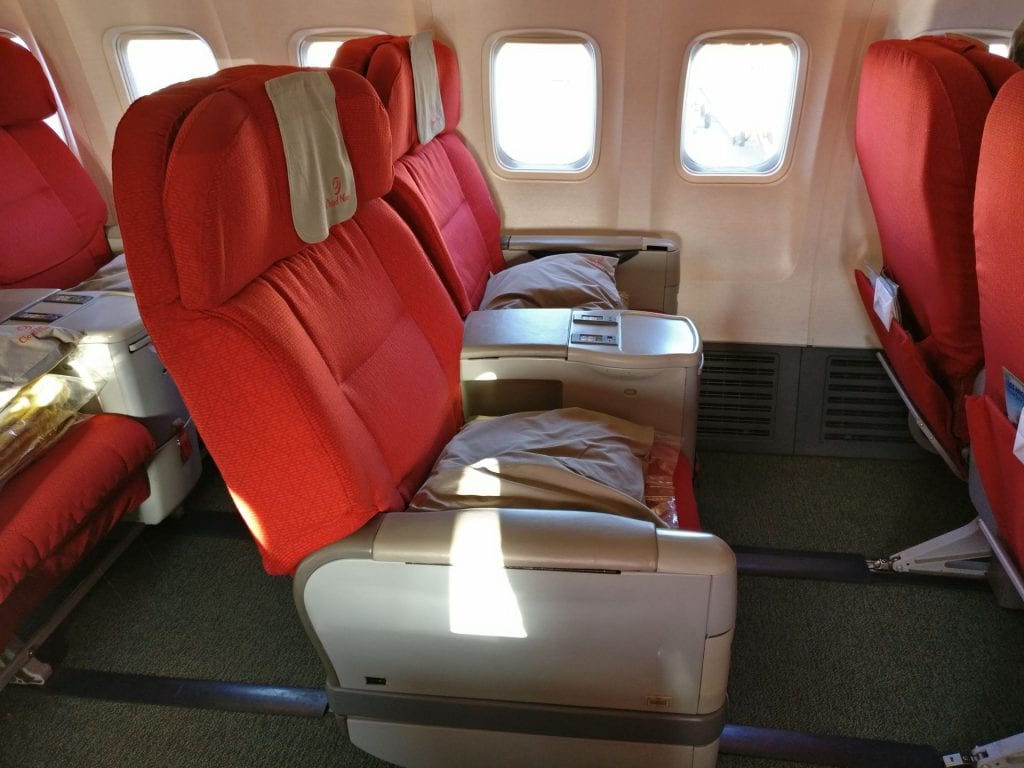 Ethiopian Airlines Business Class Boeing 737 Seat 6