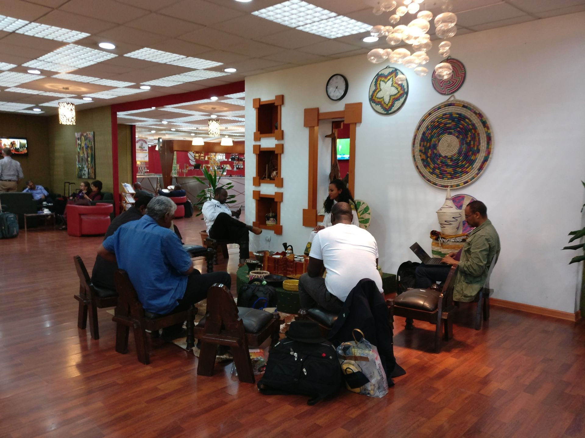 Ethiopian Airlines Cloud 9 Lounge Addis Ababa Seating 6