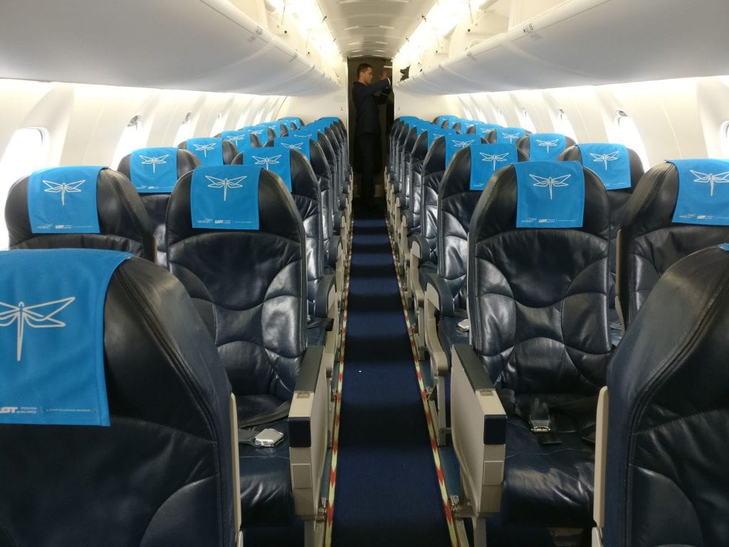 Nordica Economy Class CRJ 900 Seating