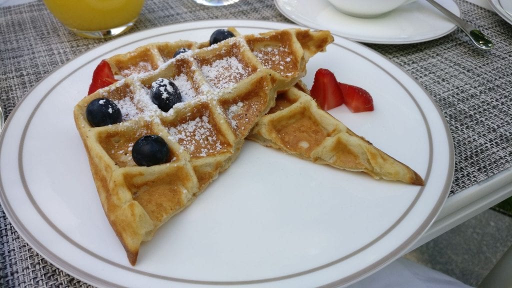 Fruehstueck Waffeln 