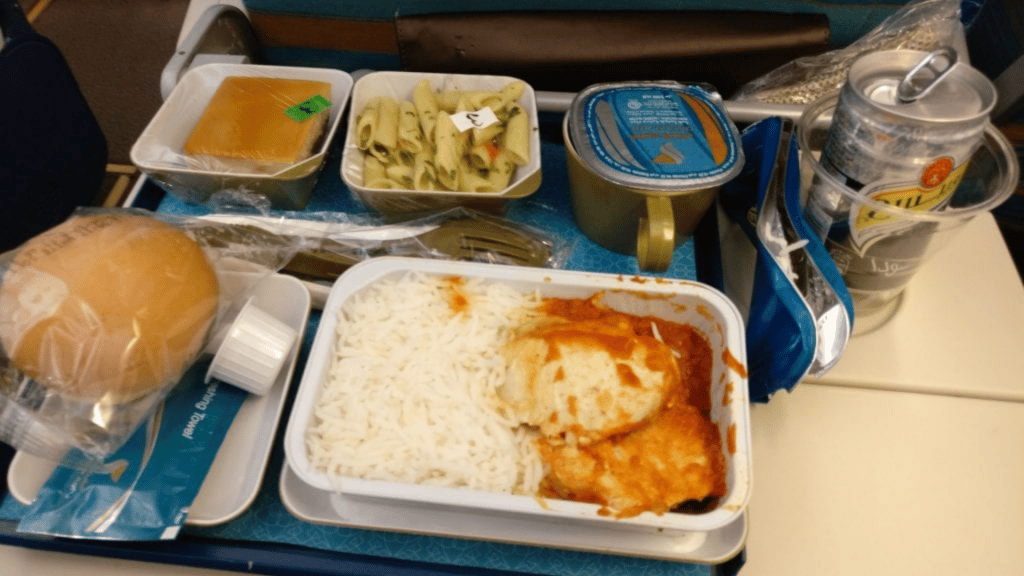 Oman Air Mahlzeit / Essen