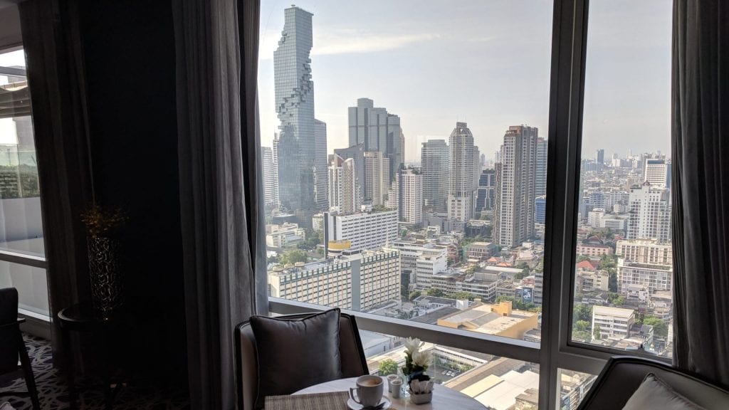 Marriott Bangkok The Surawongse – Executive Lounge Aussicht