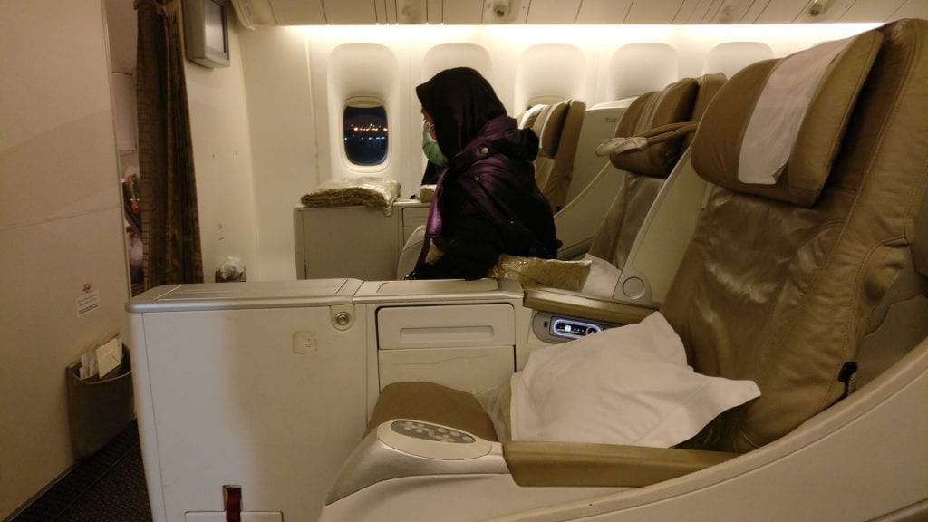 Saudia Business Class Boeing 777
