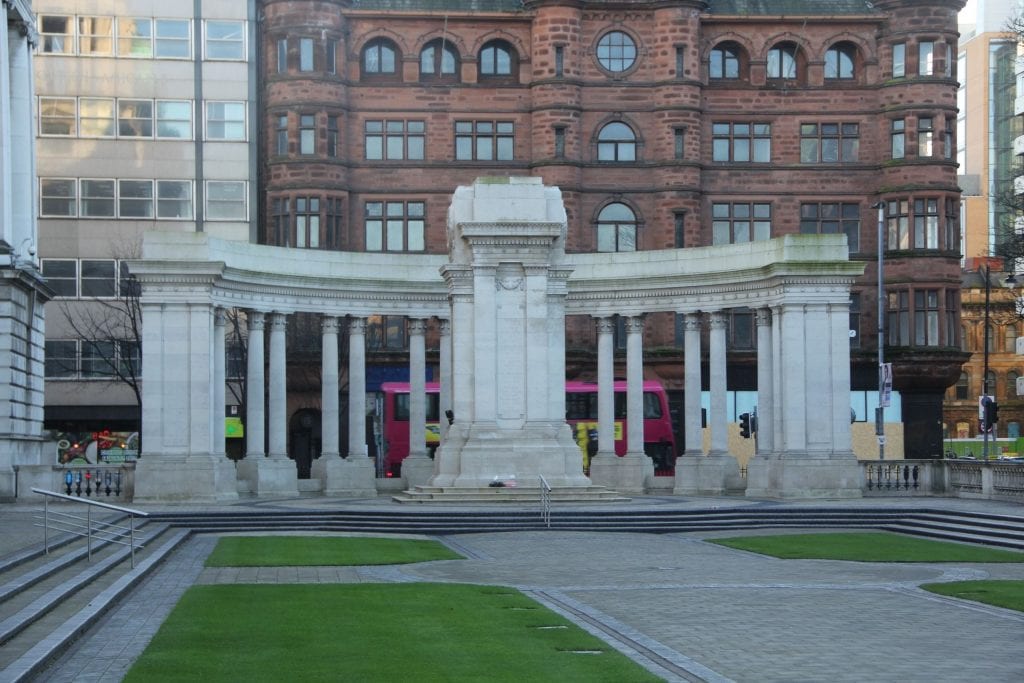 The Cenotaph At Belfast City Hall