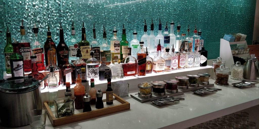 American Airlines Flagship Lounge Chicago T3 Alkohol