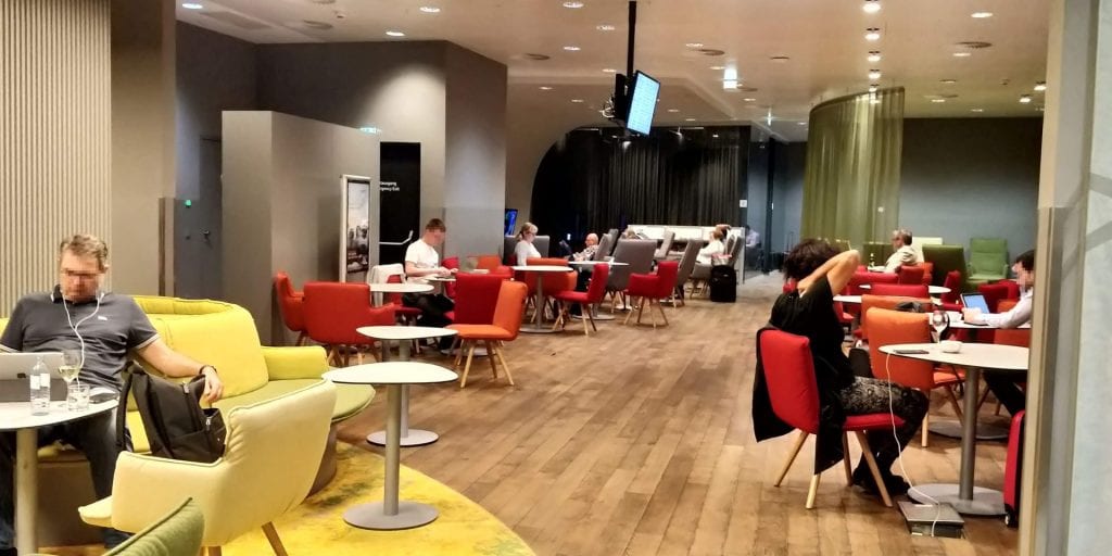 Austrian Airlines Business Class Lounge Wien Schengen Raum 2