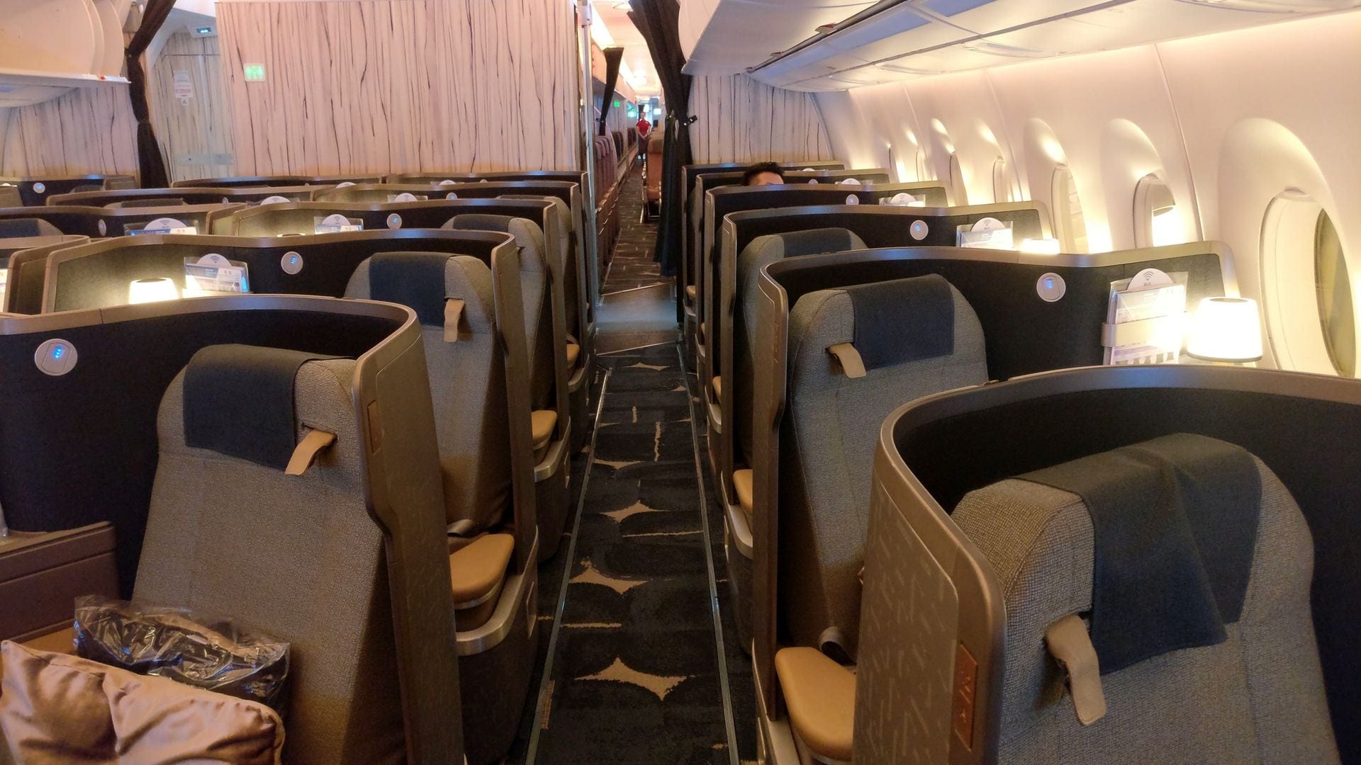 China Airlines Business Class Airbus A350 Cabin