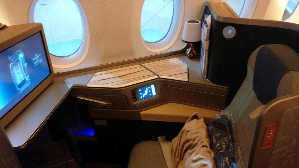 China Airlines Business Class Airbus A350 Sitz