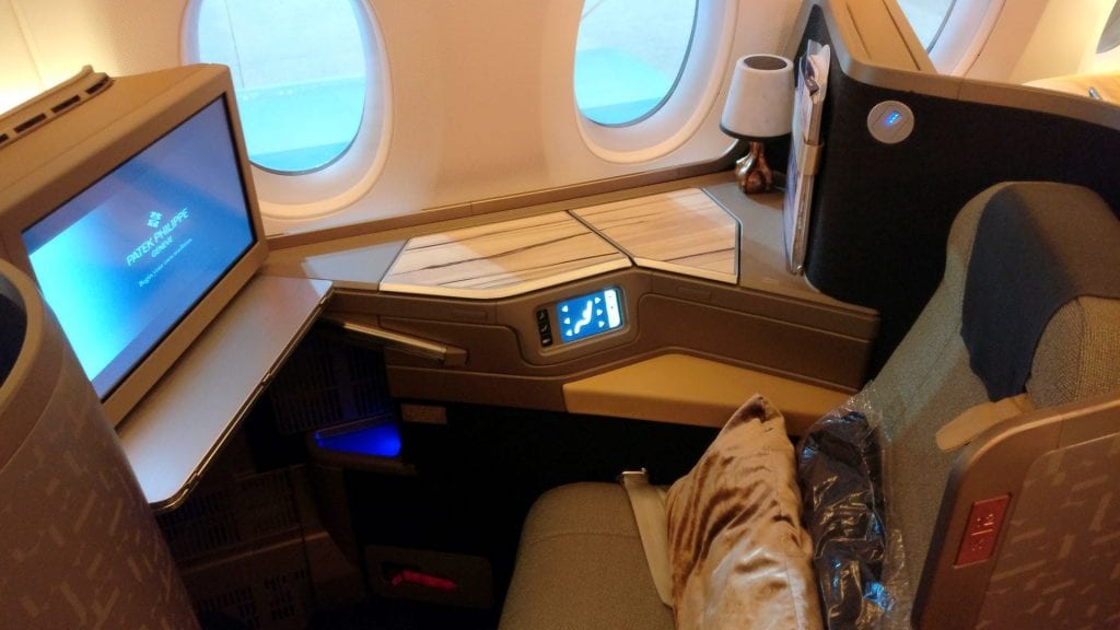 China Airlines Business Class Airbus A350 Sitz 3