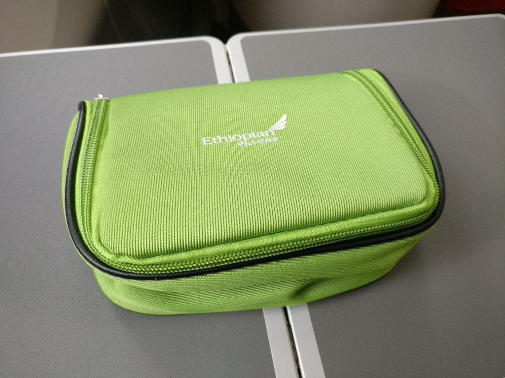 Ethiopian Airlines Business Class Boeing 787 Amenity Kit
