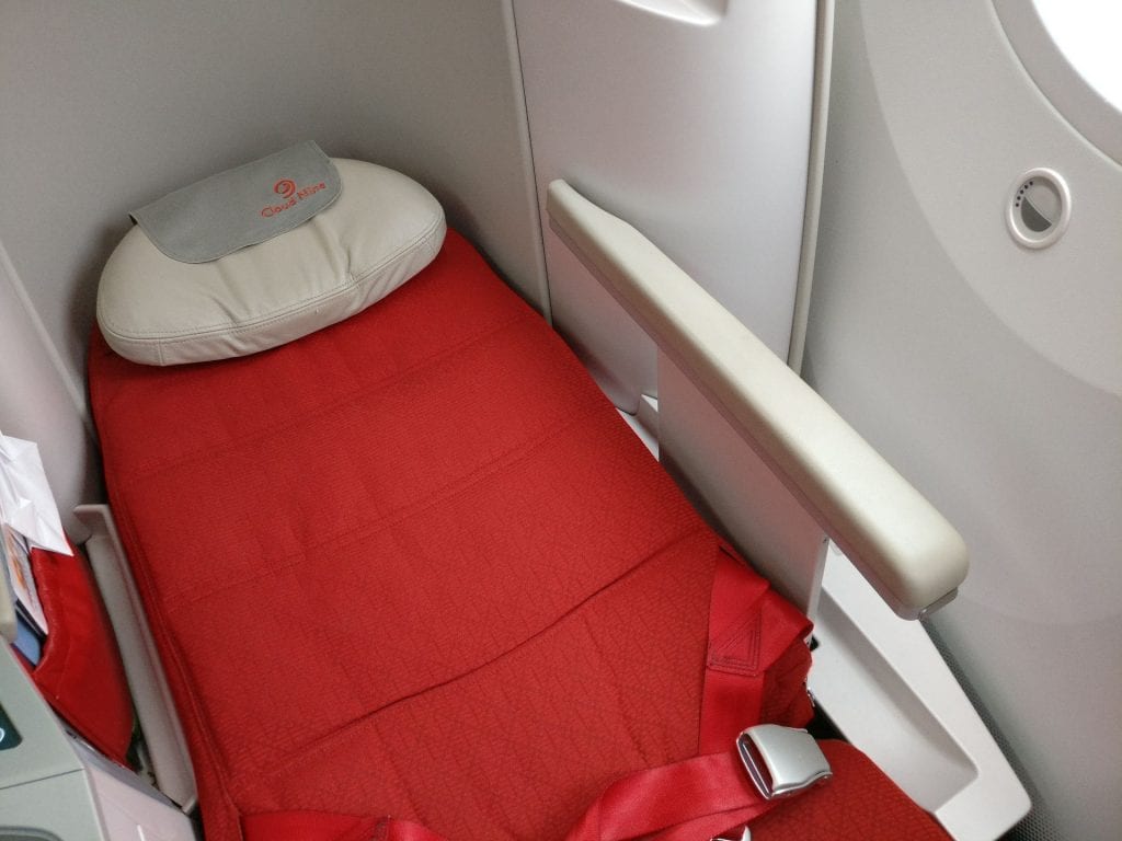 Ethiopian Airlines Business Class Boeing 787 Bed