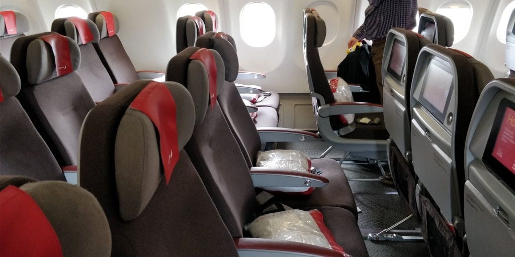 Iberia Economy Class Langstrecke Airbus A340 Sitze