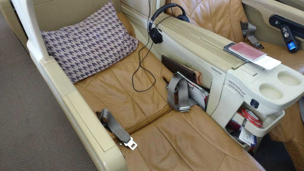 Singapore Airlines Business Class Airbus A330 Bett