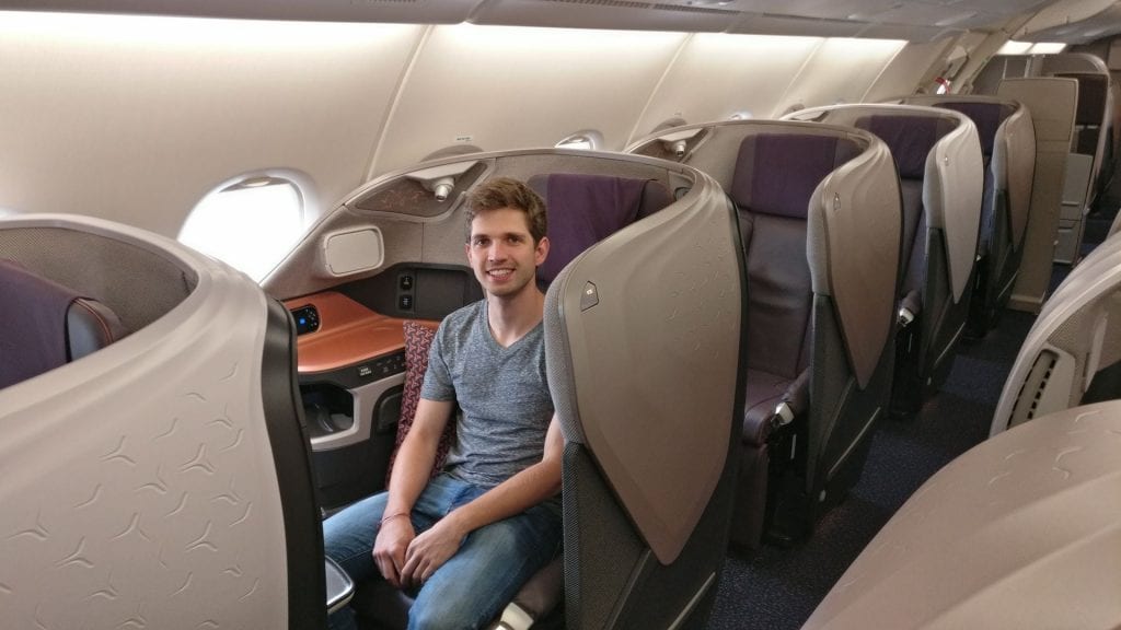 Singapore Airlines Business Class Airbus A380 Moritz