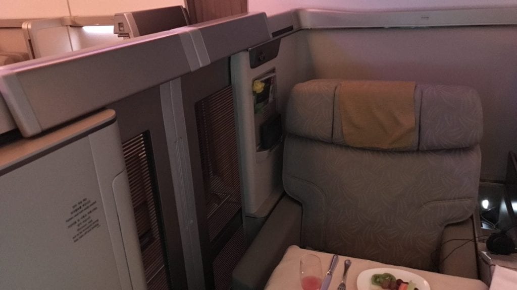 Asiana First Class Airbus A380 Geschlossene Türen