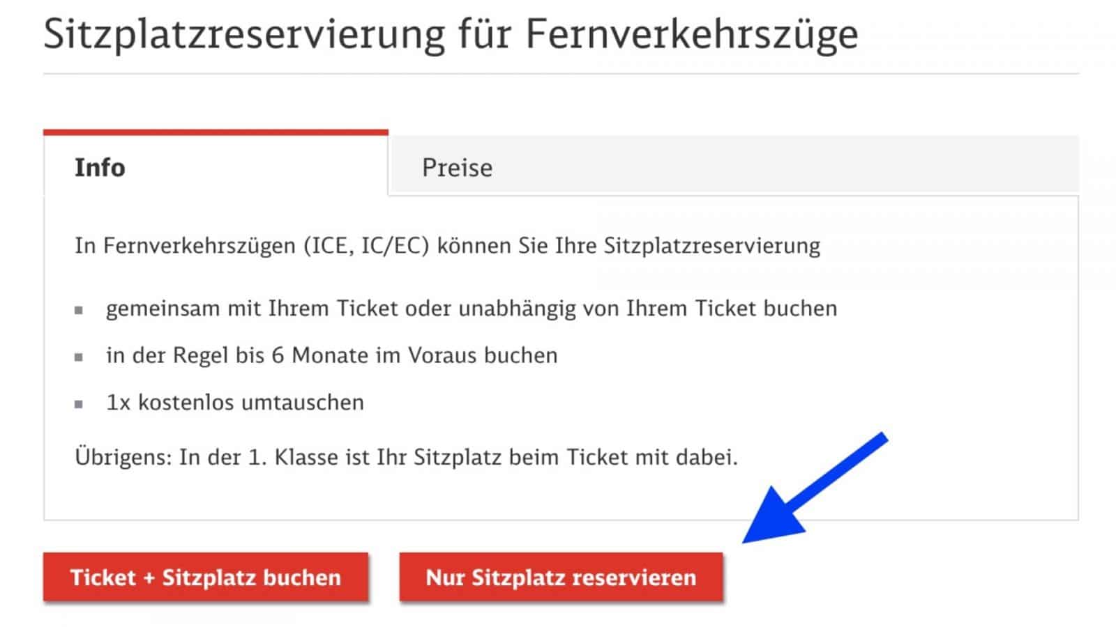 Alle Infos und Tipps zur Sitzplatzreservierung bei der Bahn