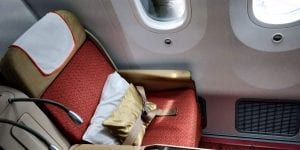 Air India Business Class Boeing 787 Sitz Fenster