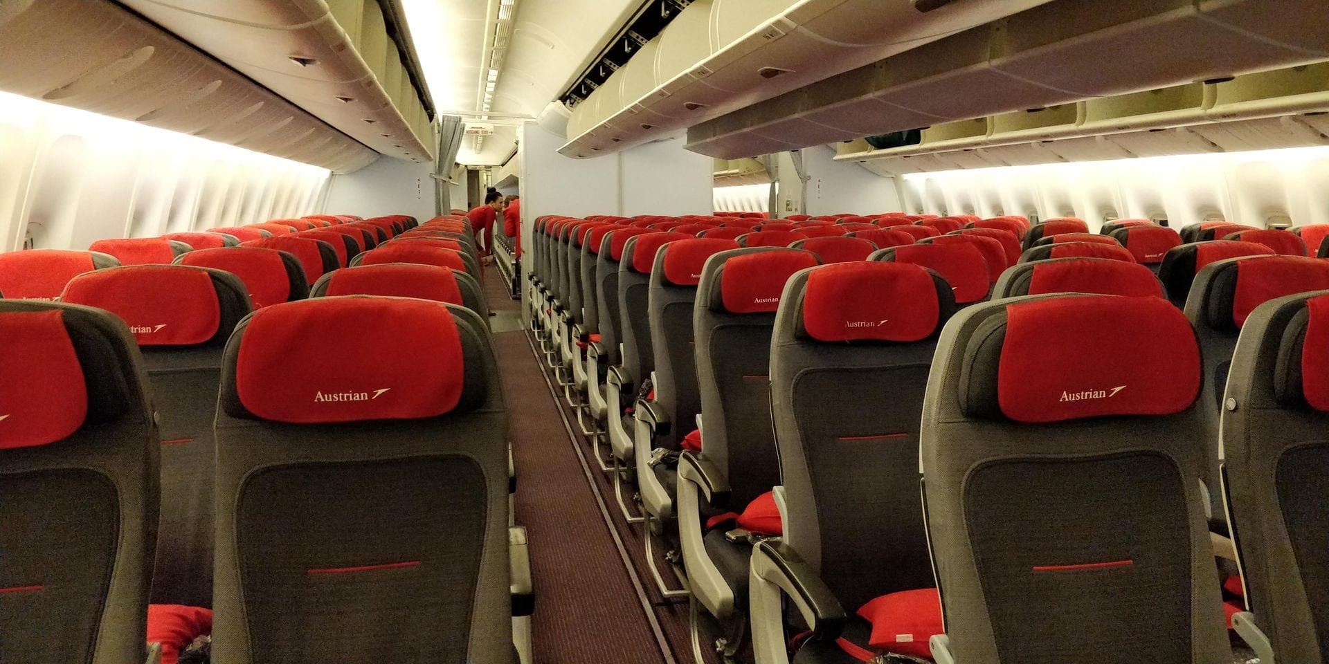 Austrian Airlines Economy Class Boeing 777