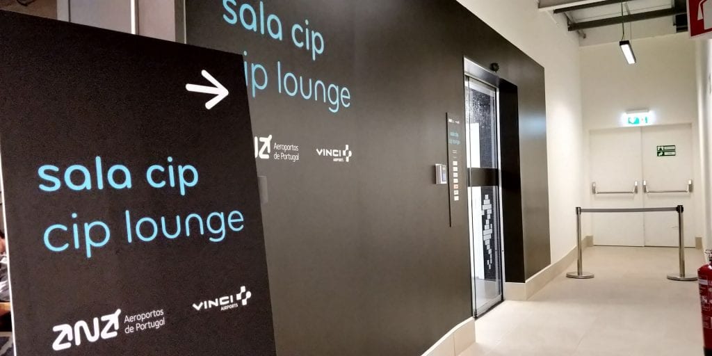 CIP Lounge Faro Eingang