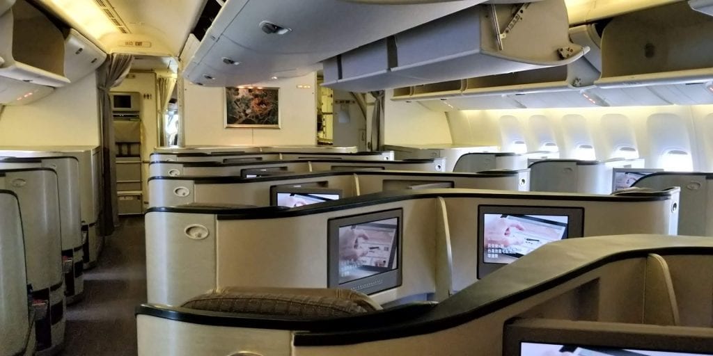 Eva Air Business Class Boeing 777 Sitze