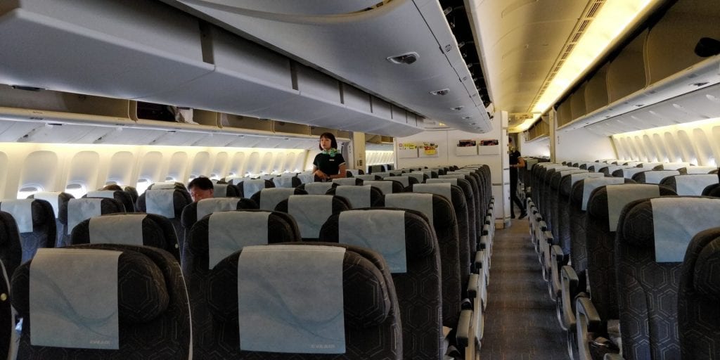 Eva Air Economy Class Boeing 777