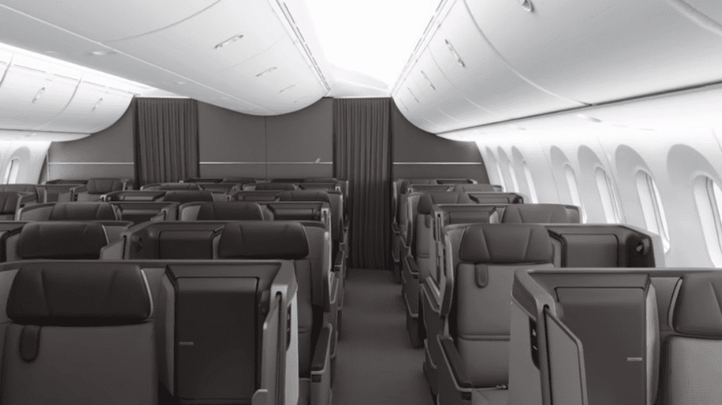 EVA Air Business Class Boeing 787 Kabine