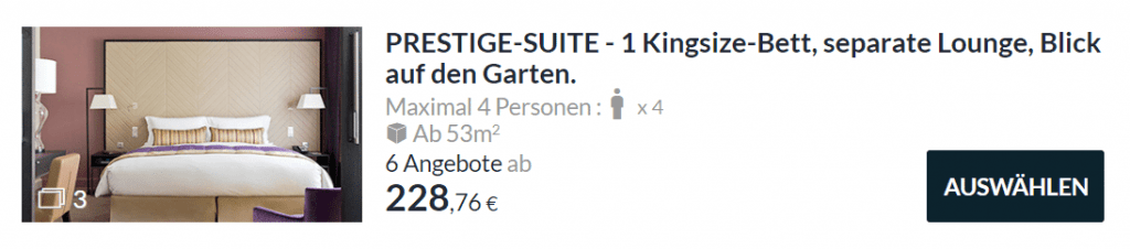 Prestige Suite Sofitel Straßburg