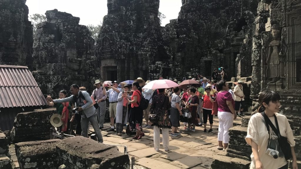 Angkor Thom Touristen