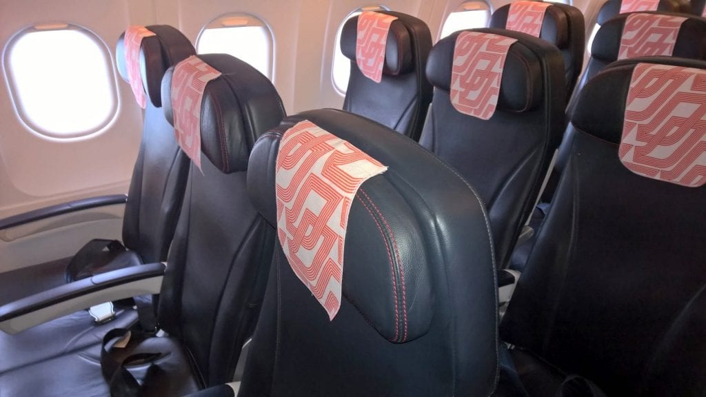 Air France Economy Class Kurzstrecke Sitze
