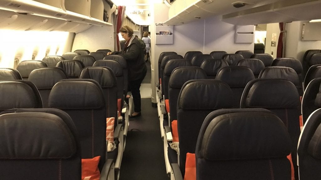 Air France Economy Class Langstrecke Kabine