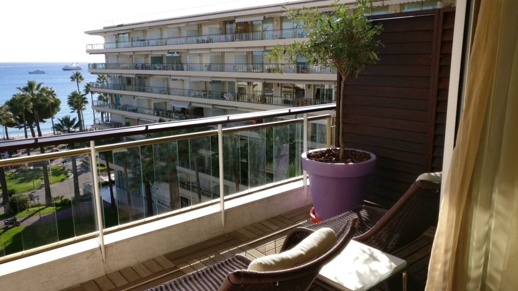 Grand Hotel Cannes Prestige Room Balkon