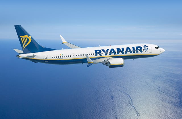 Ryanair Boeing 737 Max Flugzeug