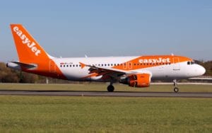 Easyjet Airbus A319 Landung