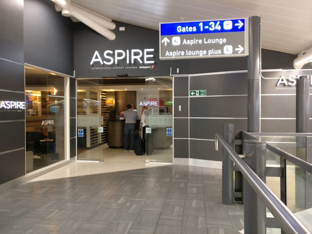 Aspire Lounge Bristol Eingang