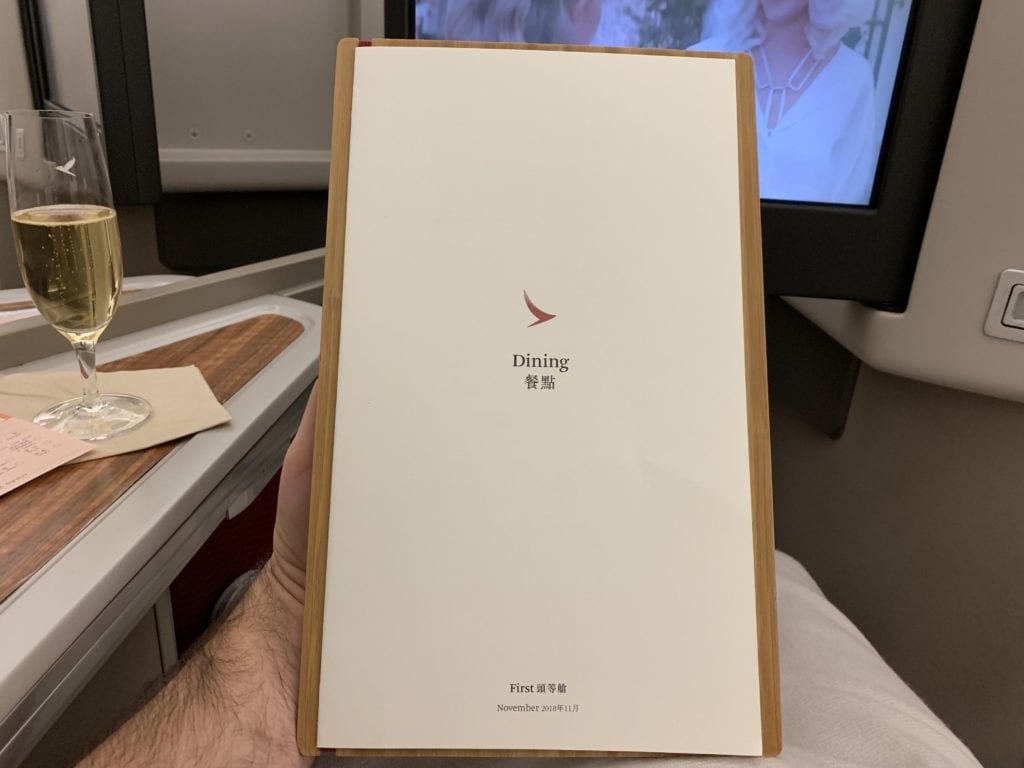 Cathay Dragon First Karte