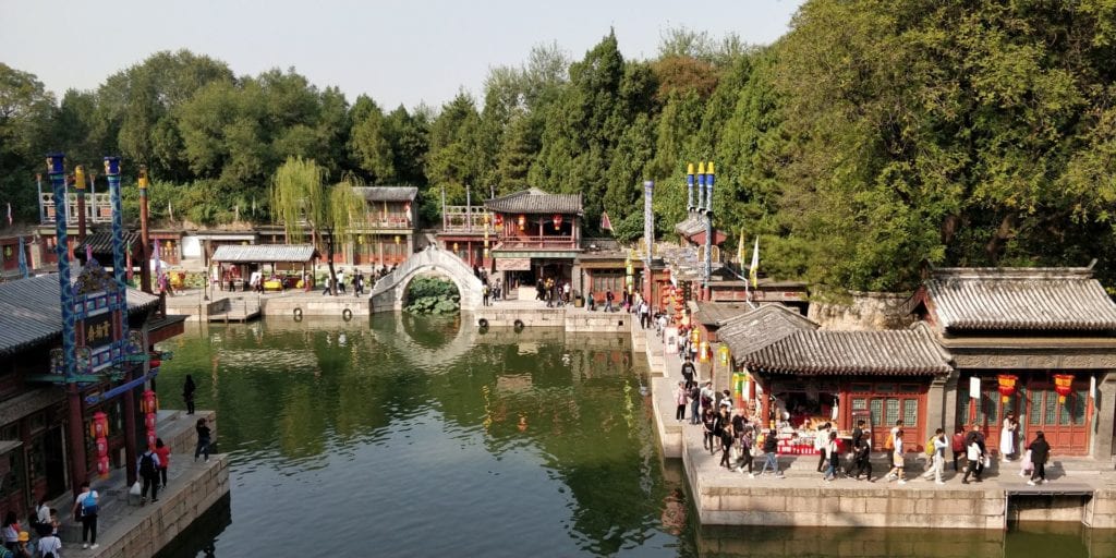 Sommerpalast Peking Suzhou Straße