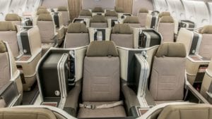 TAP A330 Business Class Staggered