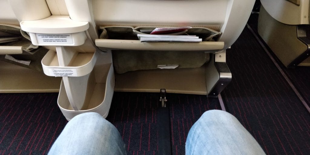 Turkish Airlines Business Class Airbus A330 200 Sitzabstand