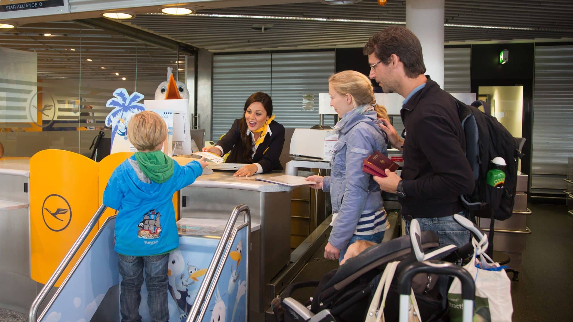 Lufthansa Family Familien Check-in