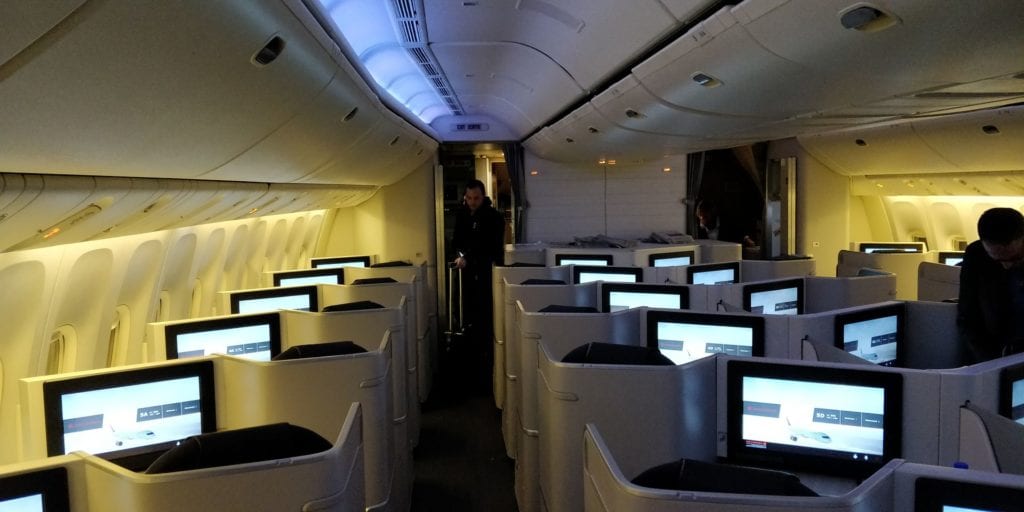 Air Canada Business Class Sitz 5