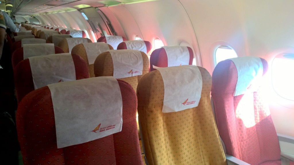 Air India Economy Class Kurzstrecke Sitz